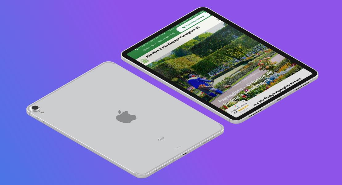 Élie Père & Fils Élagage Paysagiste 95 iPad